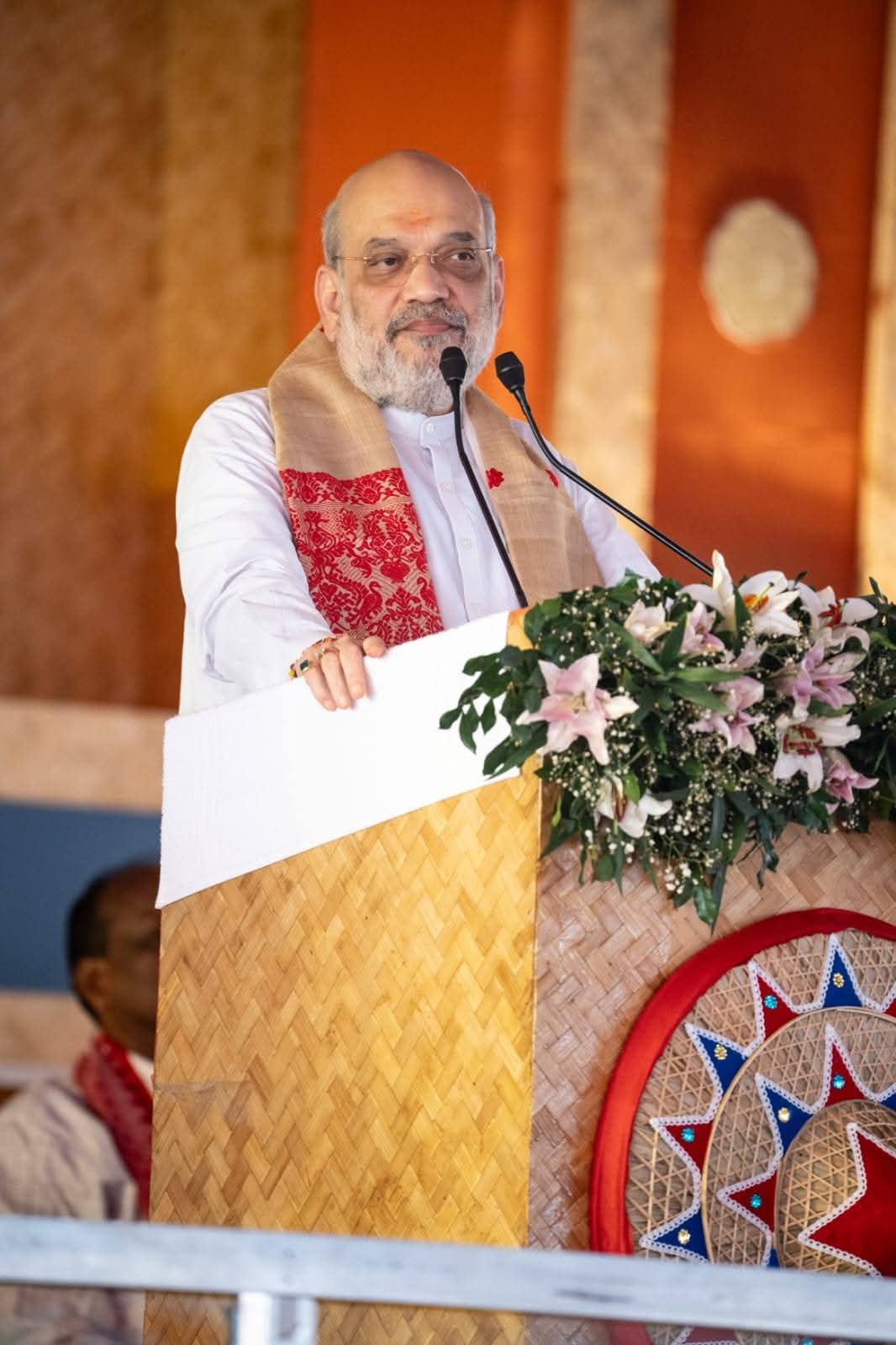 Union Home minister in Guwahati on Friday. Union Home minister in Guwahati on Friday.