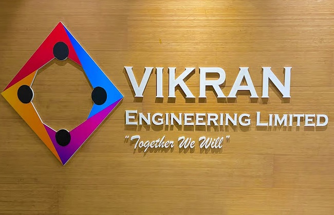 विक्रान इंजीनियरिंग लिमिटेड के लोगो का प्रतीकात्‍मक चित्र
