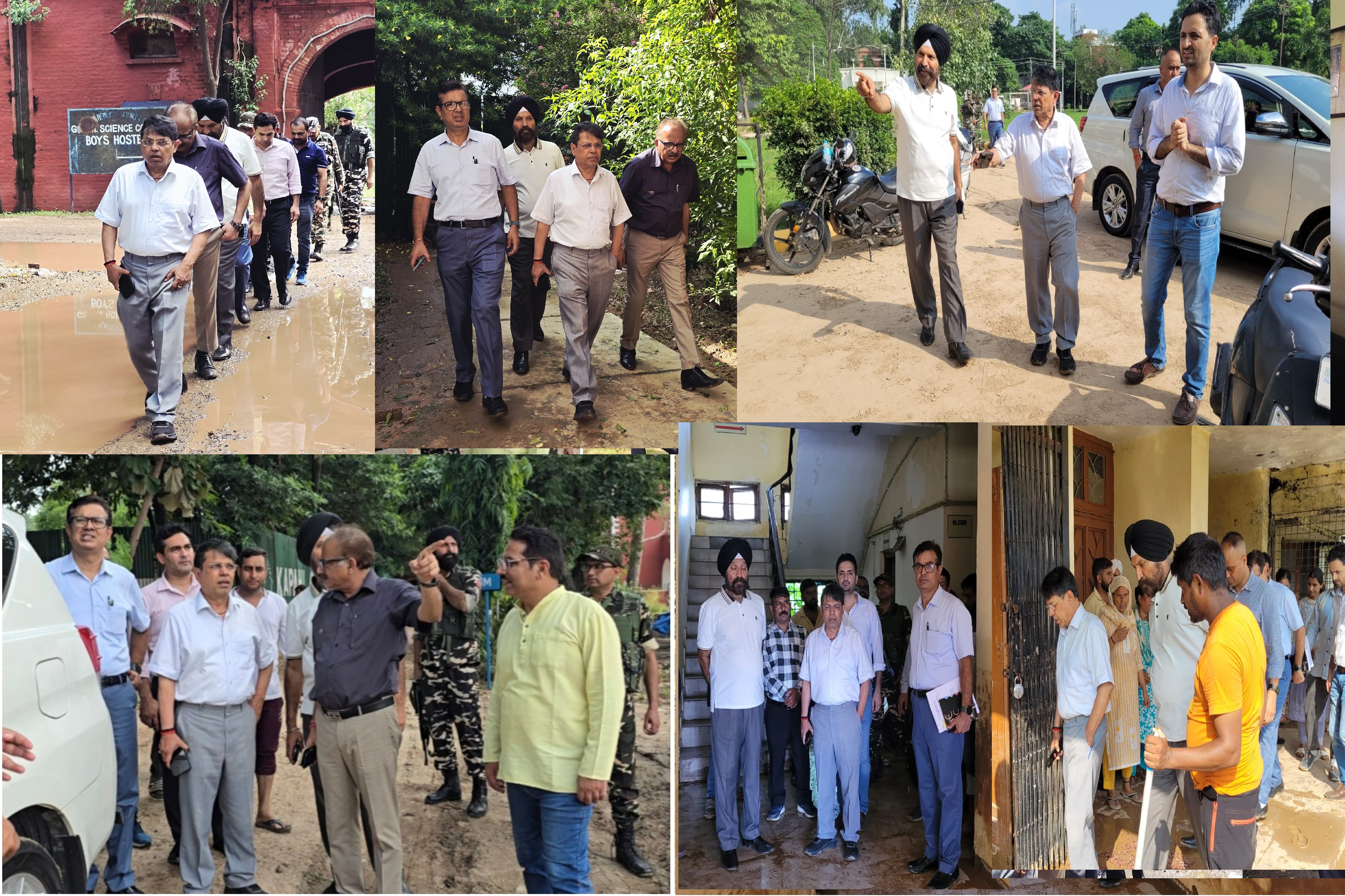 बाढ़ से प्रभावित महाविद्यालयों का एसीएस शांतमनु ने किया निरीक्षण, शीघ्र बहाली का दिया आश्वासन बाढ़ से प्रभावित महाविद्यालयों का एसीएस शांतमनु ने किया निरीक्षण, शीघ्र बहाली का दिया आश्वासन
