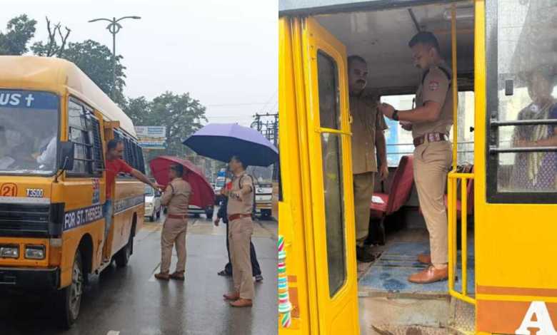 स्कूल बसों पर शिकंजा! 340 स्कूल वाहन चैक, 27 पर कार्यवाही, एक सीज स्कूल बसों पर शिकंजा! 340 स्कूल वाहन चैक, 27 पर कार्यवाही, एक सीज