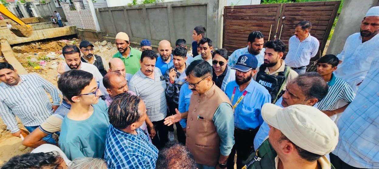 Rana visits disaster-hit areas of Jammu, listens to problems of affected families Rana visits disaster-hit areas of Jammu, listens to problems of affected families