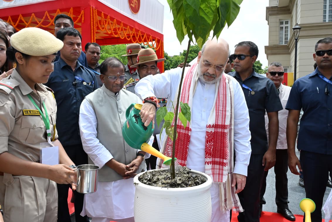 Amit Shah inaugurating ‘Brahmaputra Wing’ of Raj Bhavan Assam. Amit Shah inaugurating ‘Brahmaputra Wing’ of Raj Bhavan Assam.
