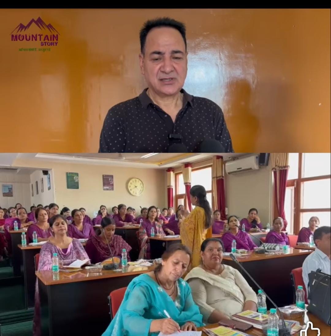 प्रशिक्षण शिवर के दौरान जानकारी देते हुए एनआर ठाकुर। प्रशिक्षण शिवर के दौरान जानकारी देते हुए एनआर ठाकुर।