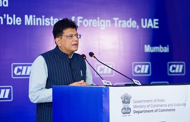 सीआईआई के कार्यक्रम को संबोधित करते हुए वाणिज्य मंत्री पीयूष गोयल सीआईआई के कार्यक्रम को संबोधित करते हुए वाणिज्य मंत्री पीयूष गोयल
