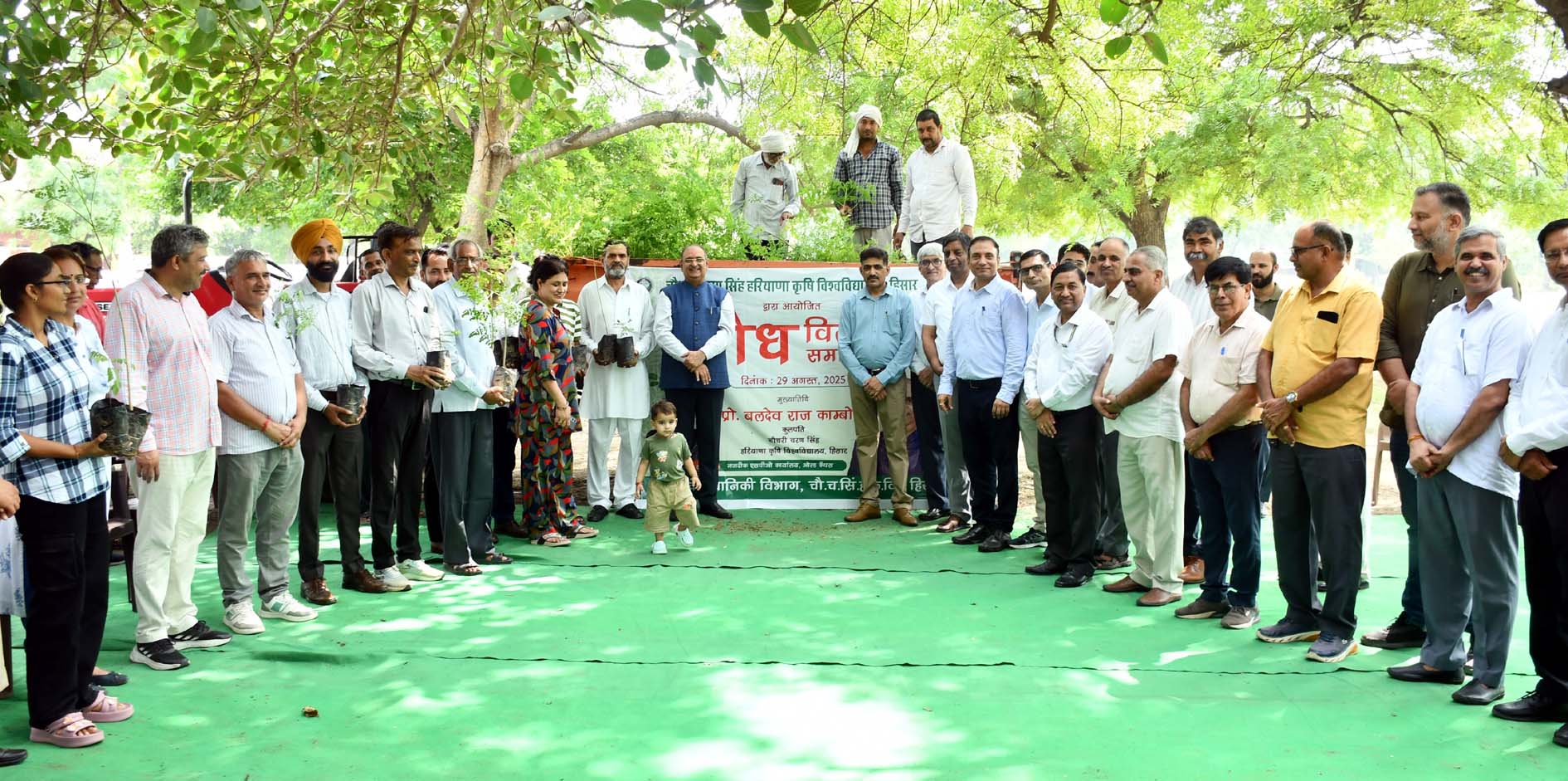 कुलपति प्रो. बीआर कम्बोज औषधीय पौधे वितरित करते हुए। कुलपति प्रो. बीआर कम्बोज औषधीय पौधे वितरित करते हुए।