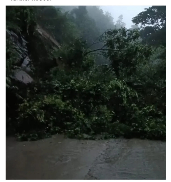 Image related to the Landslide disruption of traffic on National Highway-6 in Sonapur, Meghalaya. Image related to the Landslide disruption of traffic on National Highway-6 in Sonapur, Meghalaya.