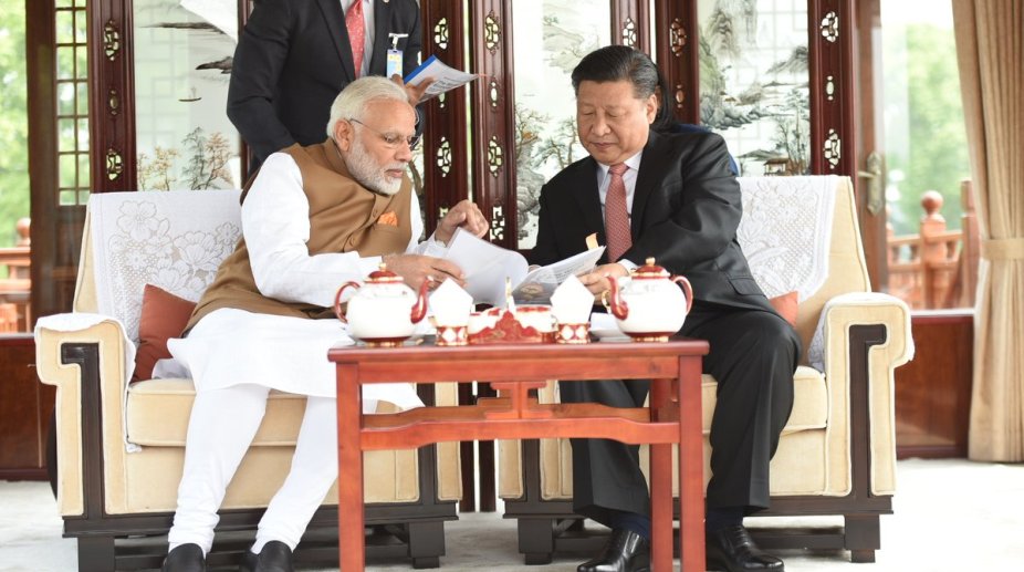 चीन में मोदी-जिनपिंग वार्ता शुरू (फाइल फोटो)