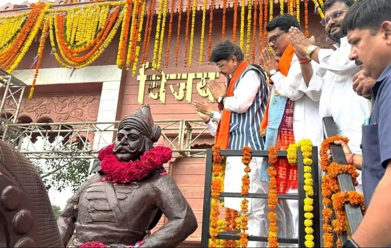 आगर मालवा में महाराणा प्रताप एवं डॉ. भीमराव अंबेडकर की प्रतिमा का अनावरण