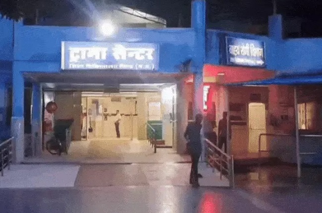मप्रः भिंड  का अस्पताल जहा बच्ची को भरती किया गया