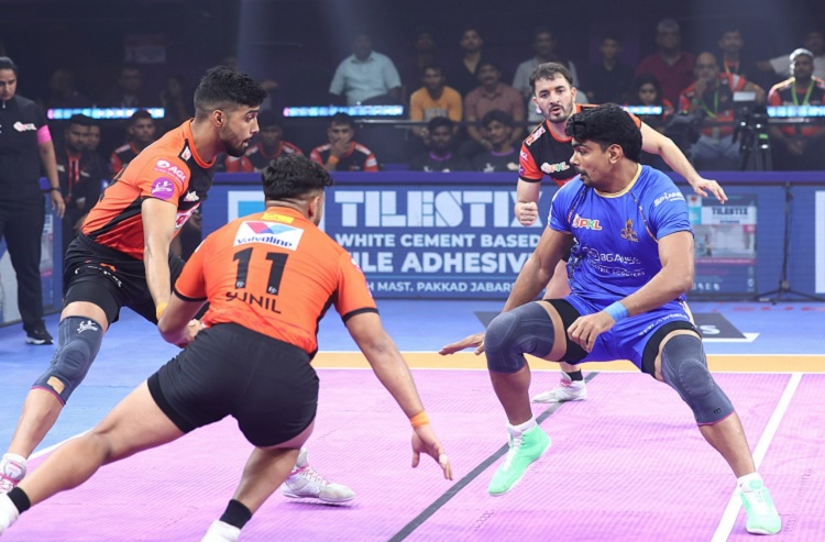 पीकेएल-12: रोमांचक मुकाबले में यू मुंबा ने तमिल थलाइवाज को 36-33 से हराया