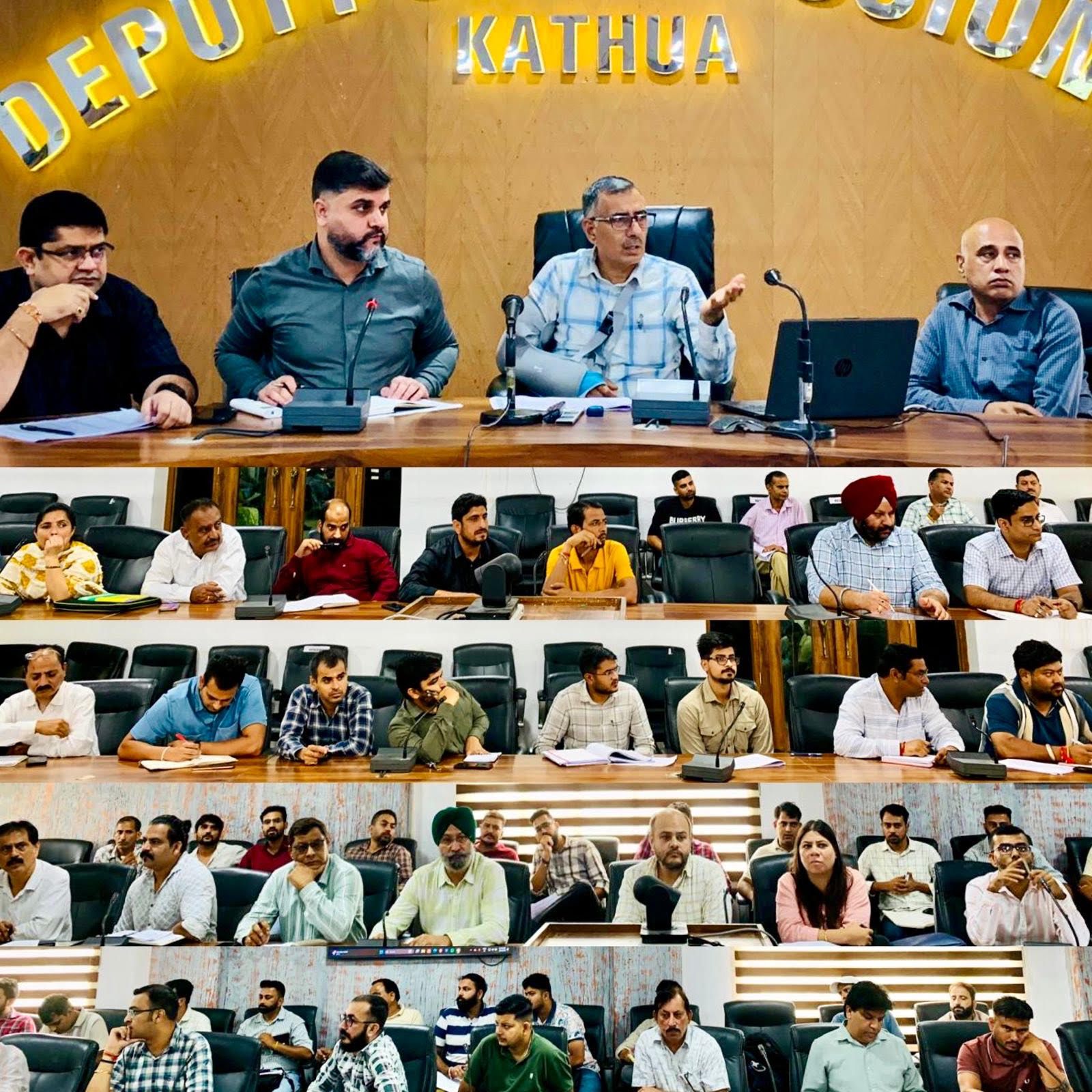 Review meeting held on the progress of works in RDD area under current capital expenditure 2025-26