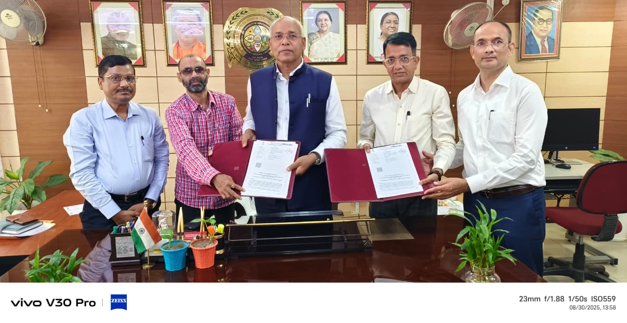 कृषि अनुसंधान और पर्यावरणीय क्षमता निर्माण में सहयोग करने का संकल्प: कुलपति डॉ. बिजेंद्र सिंह
