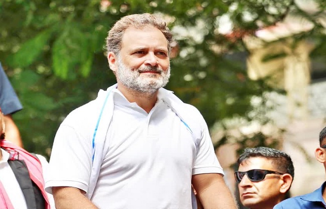 कांग्रेस नेता राहुल गांधी वोटर अधिकार यात्रा के समापन मौके पर पटना में लोगो को सम्बोधन के दौरान कांग्रेस नेता राहुल गांधी वोटर अधिकार यात्रा के समापन मौके पर पटना में लोगो को सम्बोधन के दौरान