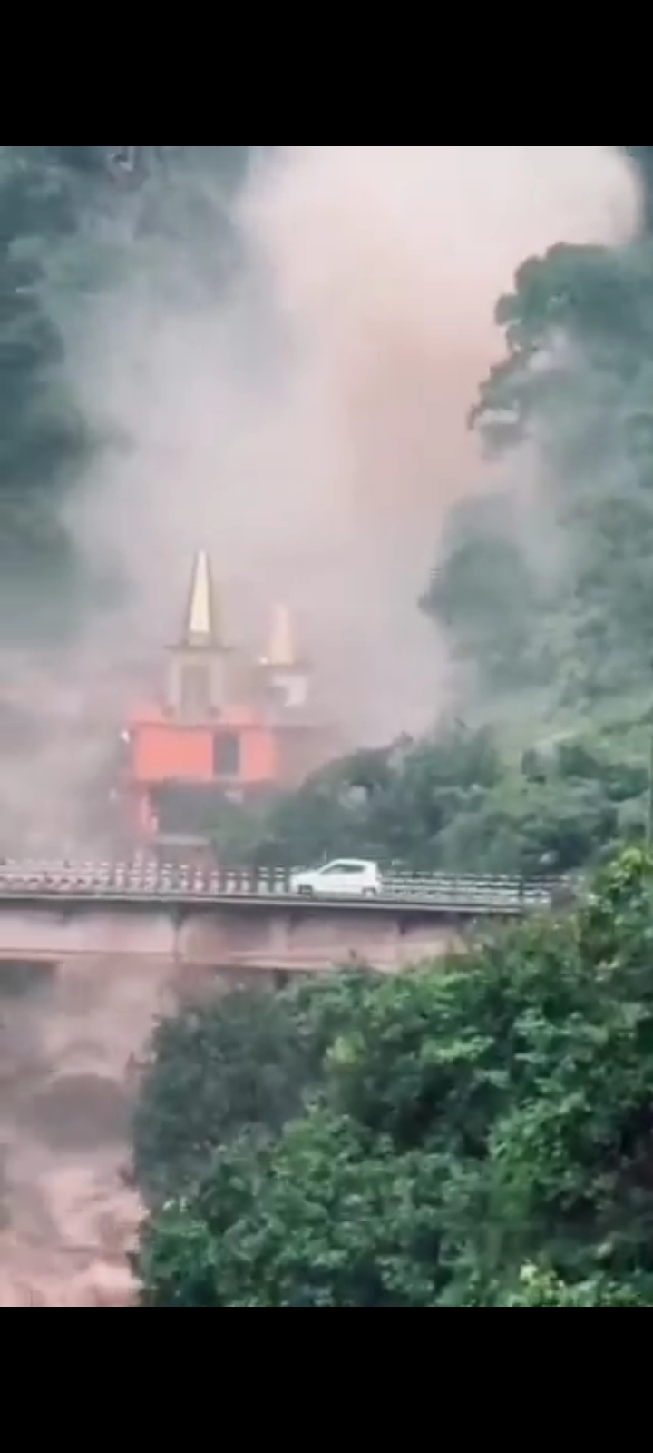 भारी बरसात के बाद नाहन-रेणुका मार्ग पर बाबा बडोलियाँ मन्दिर का मनमोहक नजारामन्दिर के दोनों छोर पर भारी पानी के झरने भारी बरसात के बाद नाहन-रेणुका मार्ग पर बाबा बडोलियाँ मन्दिर का मनमोहक नजारामन्दिर के दोनों छोर पर भारी पानी के झरने