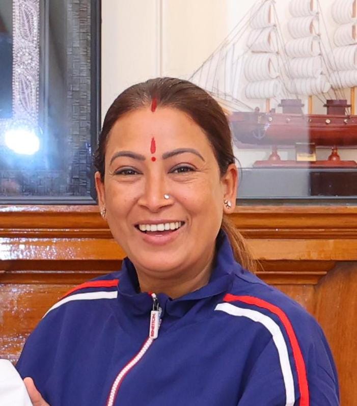 खेल मंत्री रेखा आर्या। खेल मंत्री रेखा आर्या।