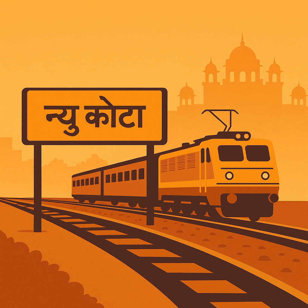 रेल मंत्रालय द्वारा निर्धारित मानदंडों के अनुरूप डकनिया तलाव स्टेशन का नाम अब न्यू कोटा किया रेल मंत्रालय द्वारा निर्धारित मानदंडों के अनुरूप डकनिया तलाव स्टेशन का नाम अब न्यू कोटा किया