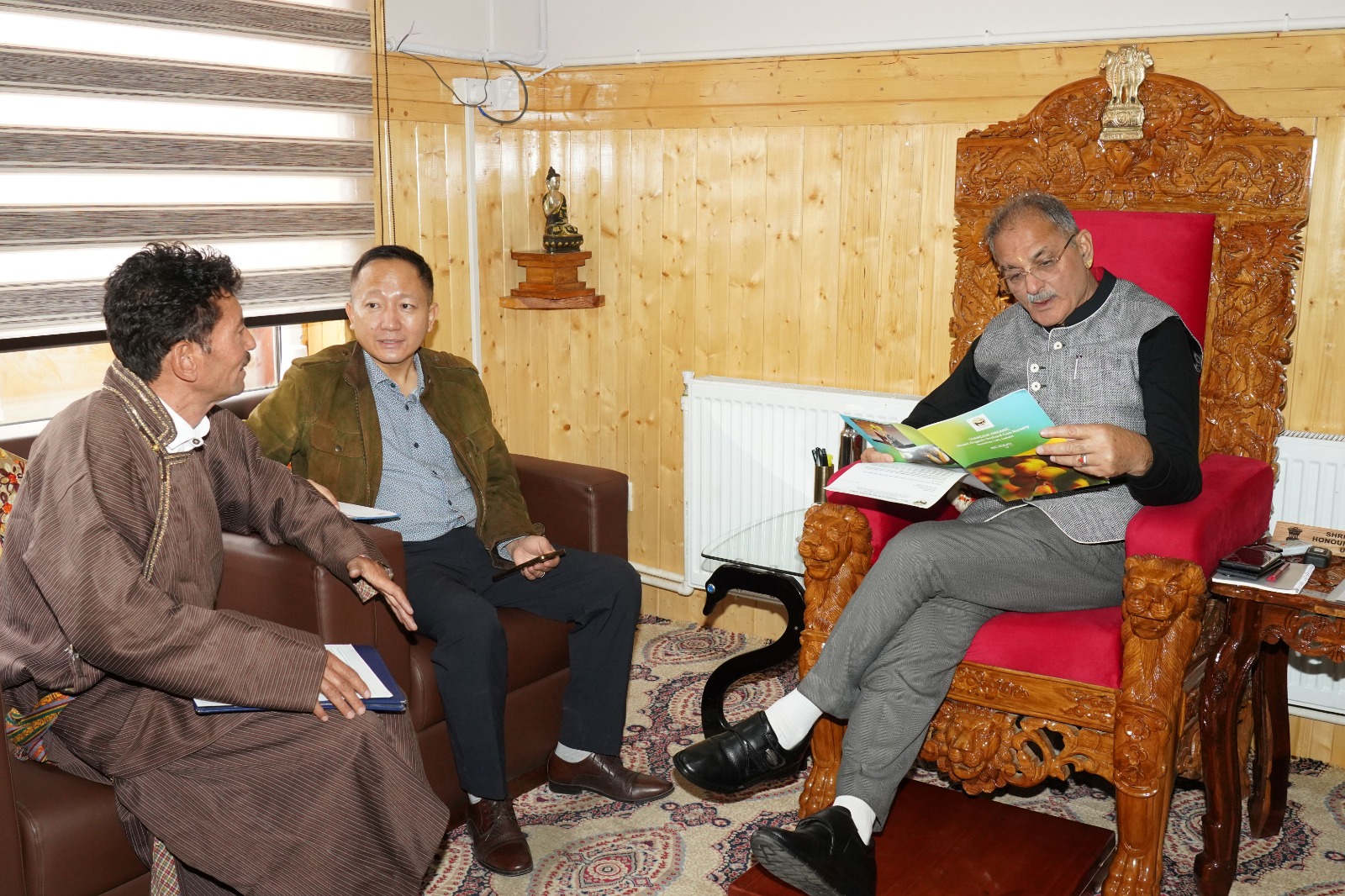 उपराज्यपाल लद्दाख ने औद्योगिक विकास और सतत ग्रामीण पर्यटन के लिए दृष्टिकोण प्रस्तुत किया उपराज्यपाल लद्दाख ने औद्योगिक विकास और सतत ग्रामीण पर्यटन के लिए दृष्टिकोण प्रस्तुत किया