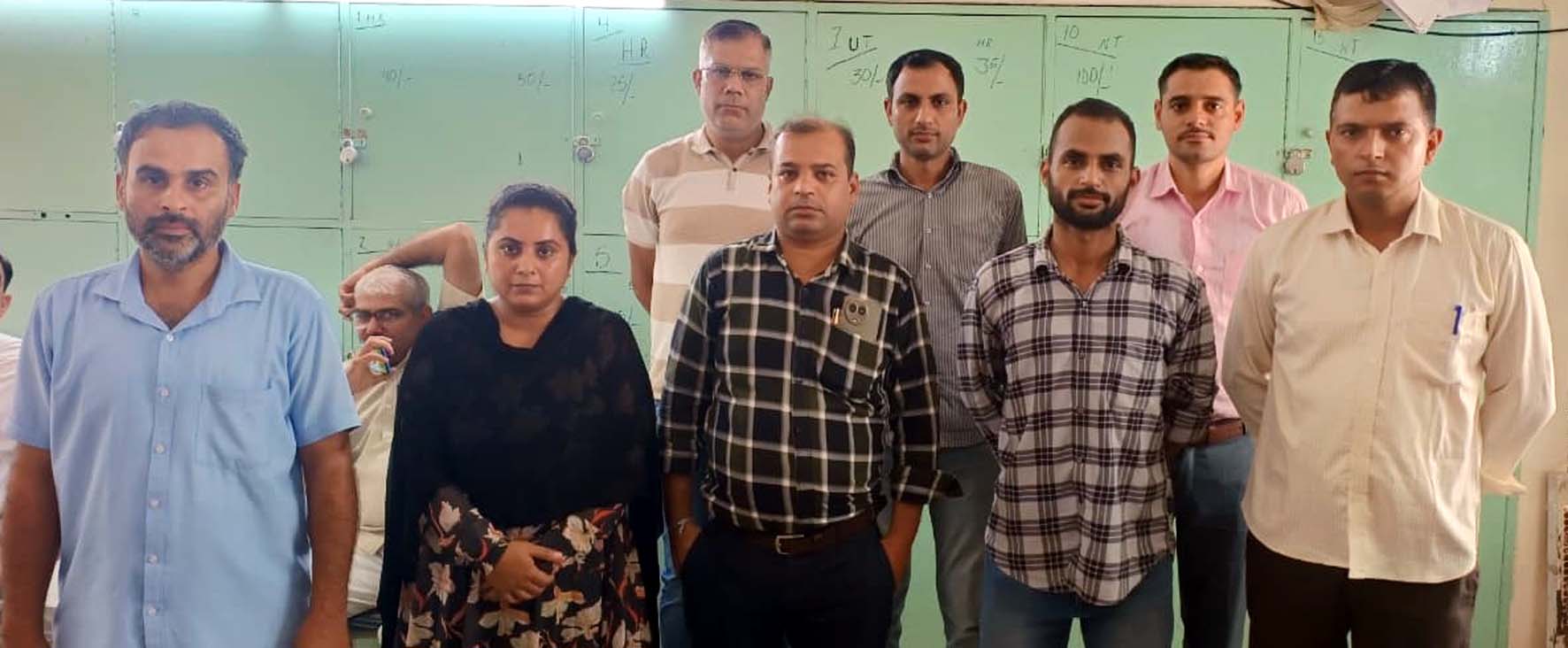 नवगठित डिपो कमेटी के पदाधिकारी, सदस्य व वरिष्ठ नेता