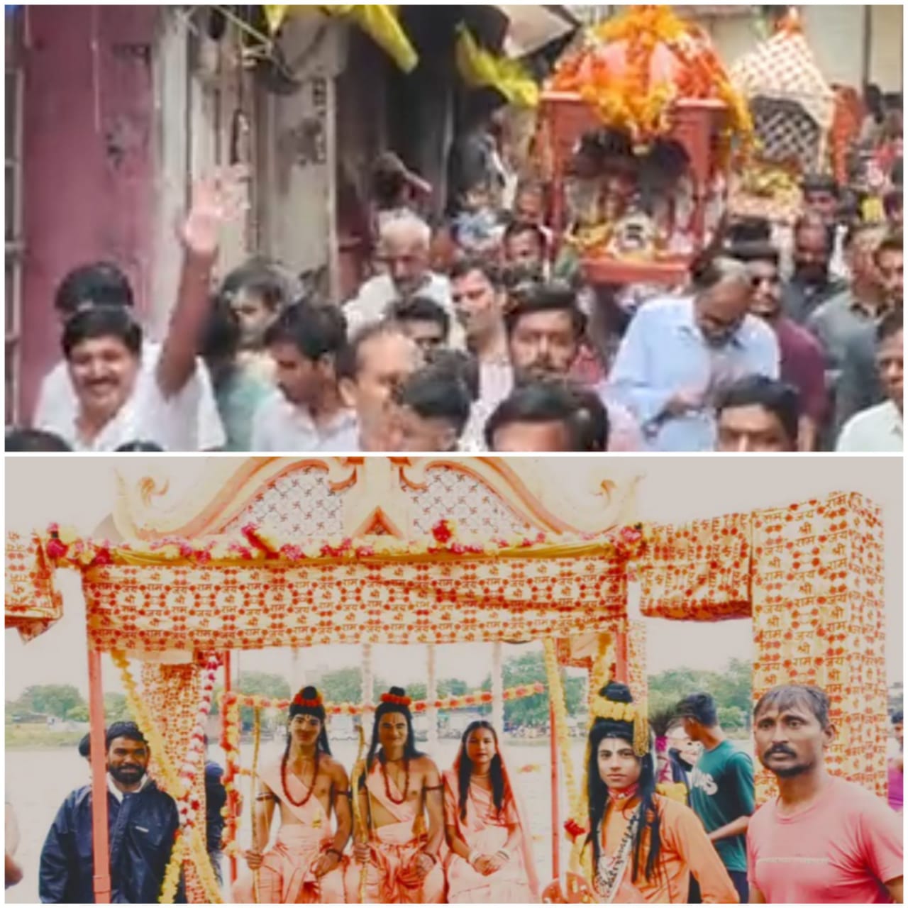 श्रद्वाभाव के साथ निकली विमान यात्रा