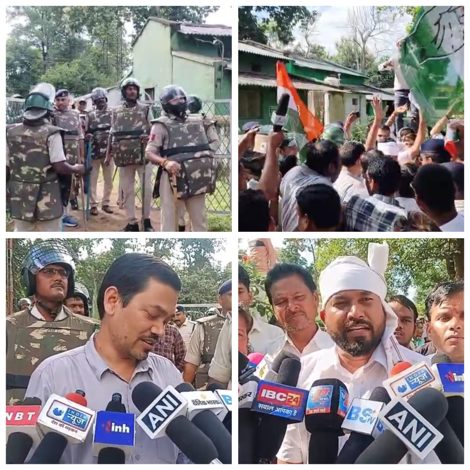 पनपथा रेंज कार्यालय के सामने पार्क प्रबंधन और कांग्रेस नेता आमने - सामने पनपथा रेंज कार्यालय के सामने पार्क प्रबंधन और कांग्रेस नेता आमने - सामने