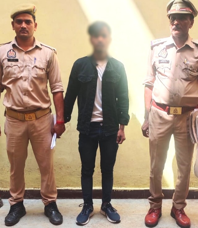 मड़िहान पुलिस द्वारा गिरफ्तार आरोपी। मड़िहान पुलिस द्वारा गिरफ्तार आरोपी।