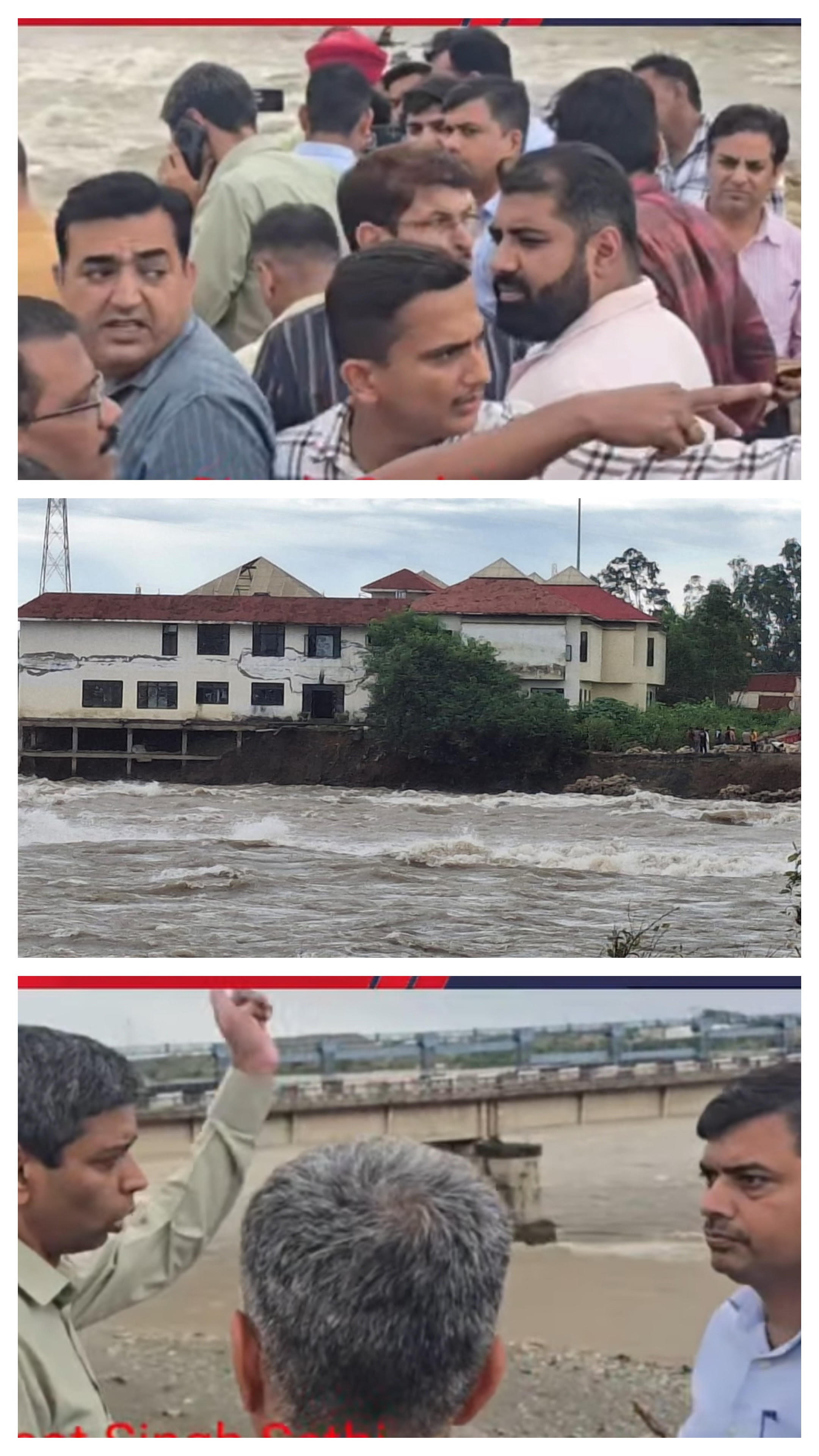 7-member IMCT team from the Centre reached Kathua to visit flood affected areas in Kathua