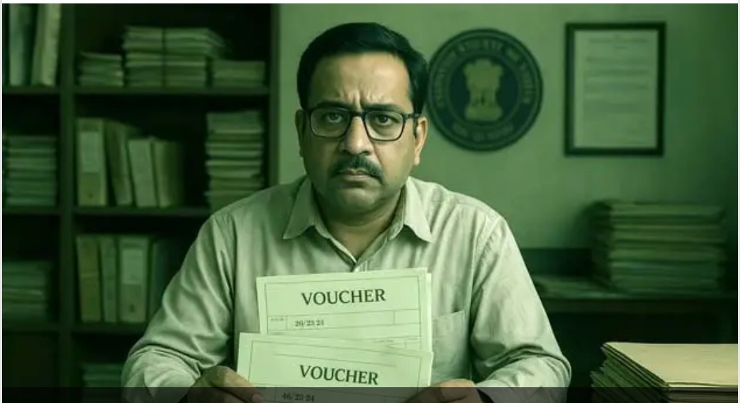 फर्जी बाउचरों के साथ लिपिक फर्जी बाउचरों के साथ लिपिक