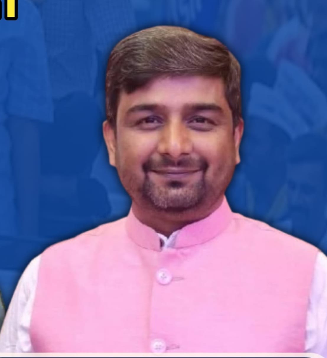 आप पार्टी के प्रभारी सुशील की तस्‍वीर
