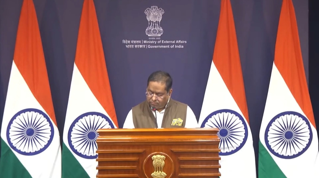 MEA Spokesperson Randhir Jaiswal MEA Spokesperson Randhir Jaiswal