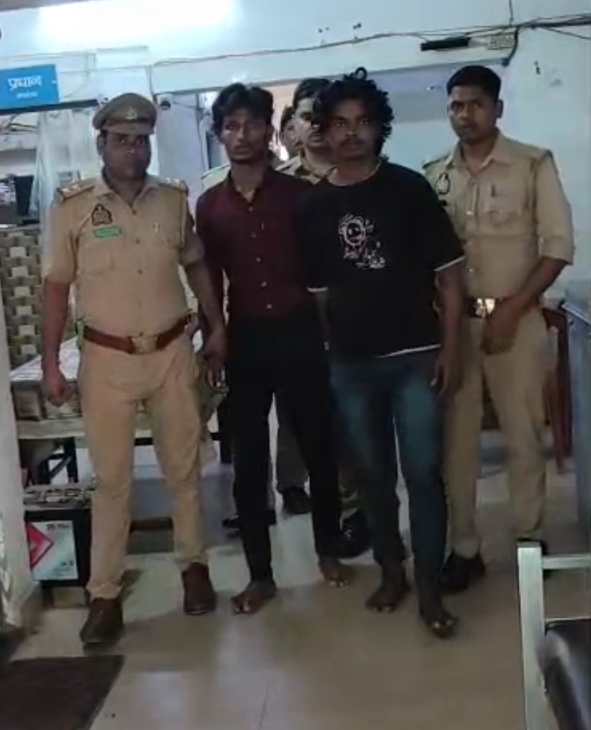 पुलिस की गिरफ्त में हत्या हत्यारोपित
