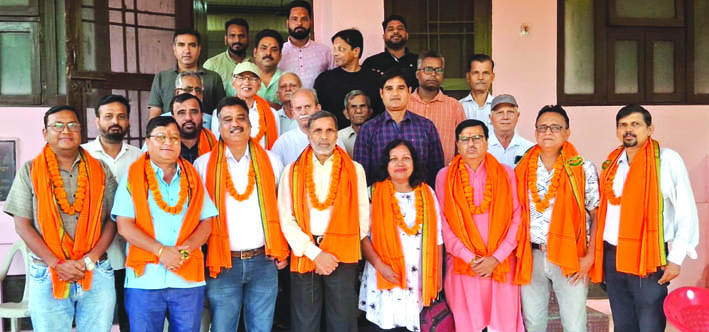 सम्मान समारोह के दौरान सम्मान समारोह के दौरान