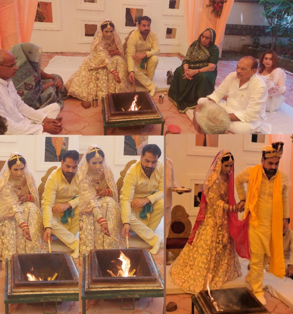 पूर्व मंत्री डीपी यादव के बड़े बेटे विकास यादव की हर्षिका यादव से सादे समारोह में शादी हुई संपन्न पूर्व मंत्री डीपी यादव के बड़े बेटे विकास यादव की हर्षिका यादव से सादे समारोह में शादी हुई संपन्न
