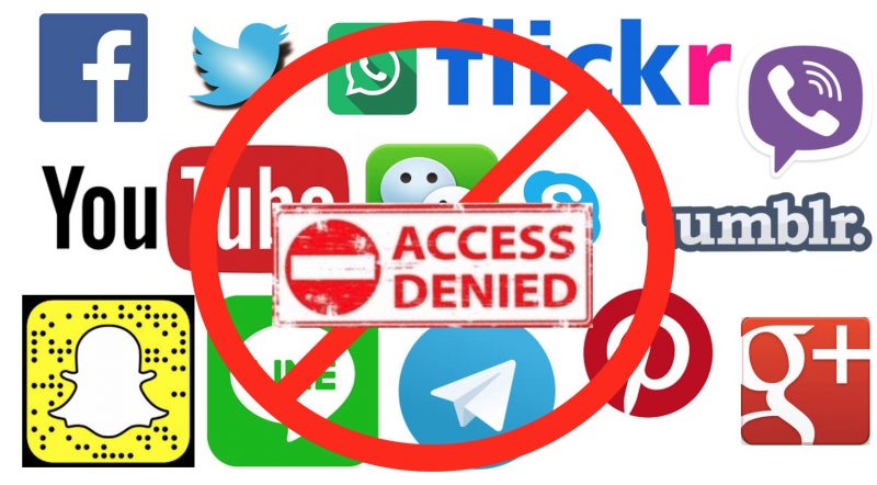 सोशल मीडिया साइट्स पर प्रतिबंध की प्रतीकात्मक तस्वीर सोशल मीडिया साइट्स पर प्रतिबंध की प्रतीकात्मक तस्वीर