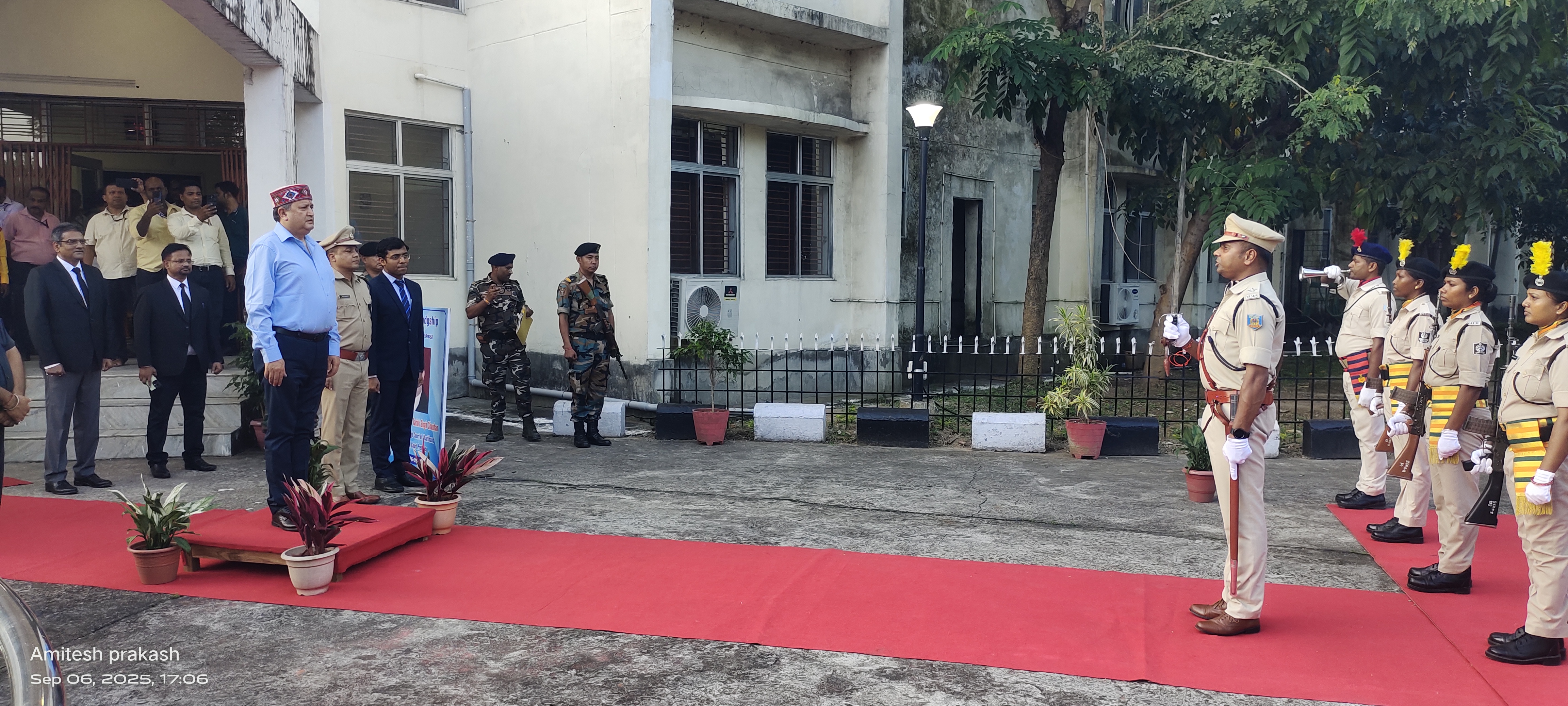 चीफ जस्टिस को मिला गार्ड का ऑनर