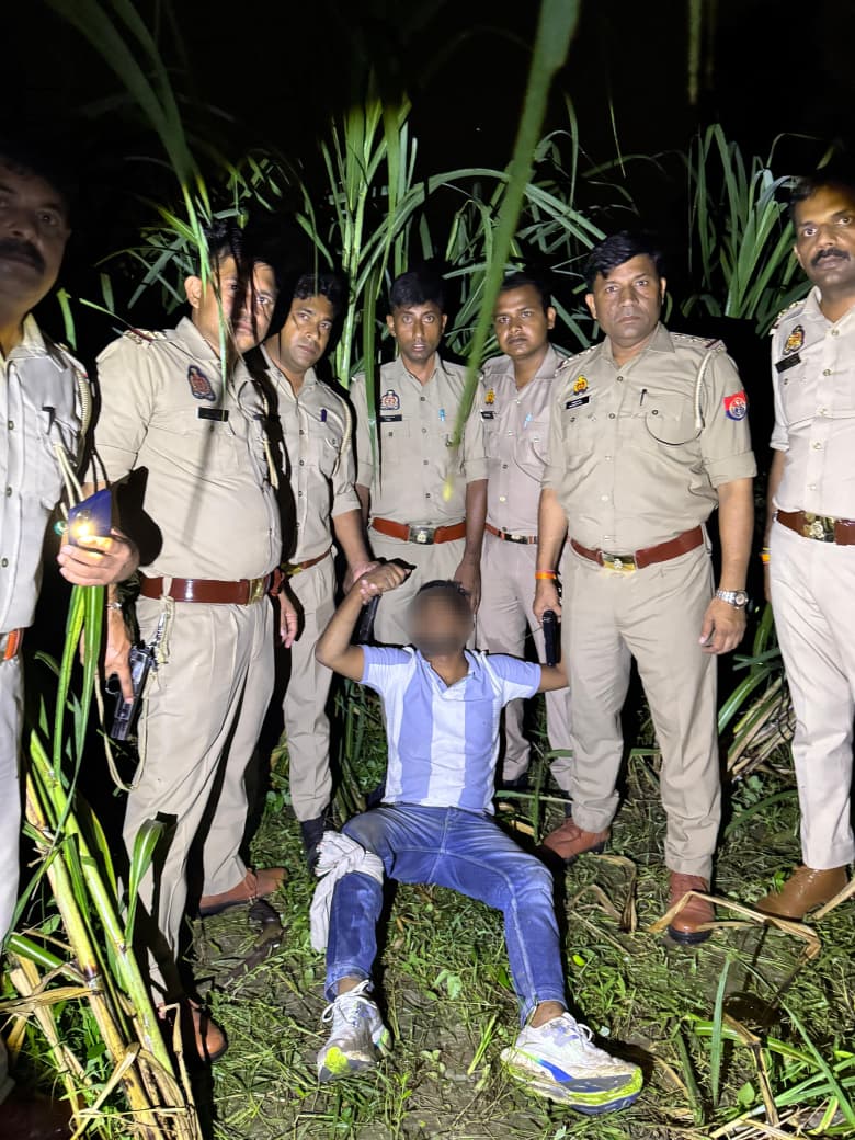 मुड़भेड़ में घायल बदमाश मुड़भेड़ में घायल बदमाश