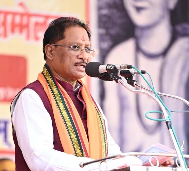 मुख्यमंत्री विष्णुदेव साय विराट संस्कृत विद्वत्-सम्मेलन शामिल हुए