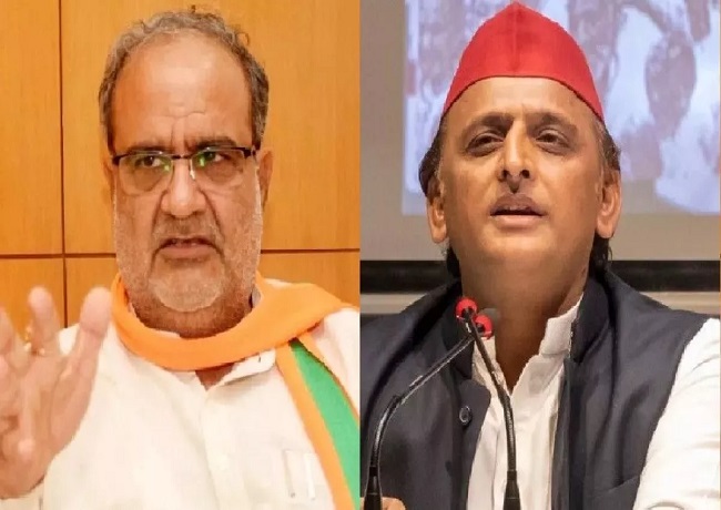 भाजपा प्रदेश अध्यक्ष भूपेन्द्र चौधरी व अखिलेश यादव का फोटो। भाजपा प्रदेश अध्यक्ष भूपेन्द्र चौधरी व अखिलेश यादव का फोटो।