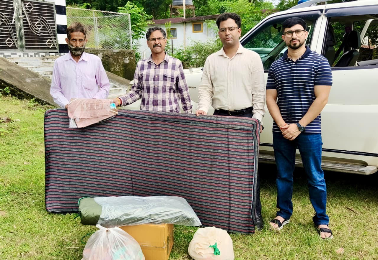 ADC Basohli distributed relief materials among families affected by natural disaster