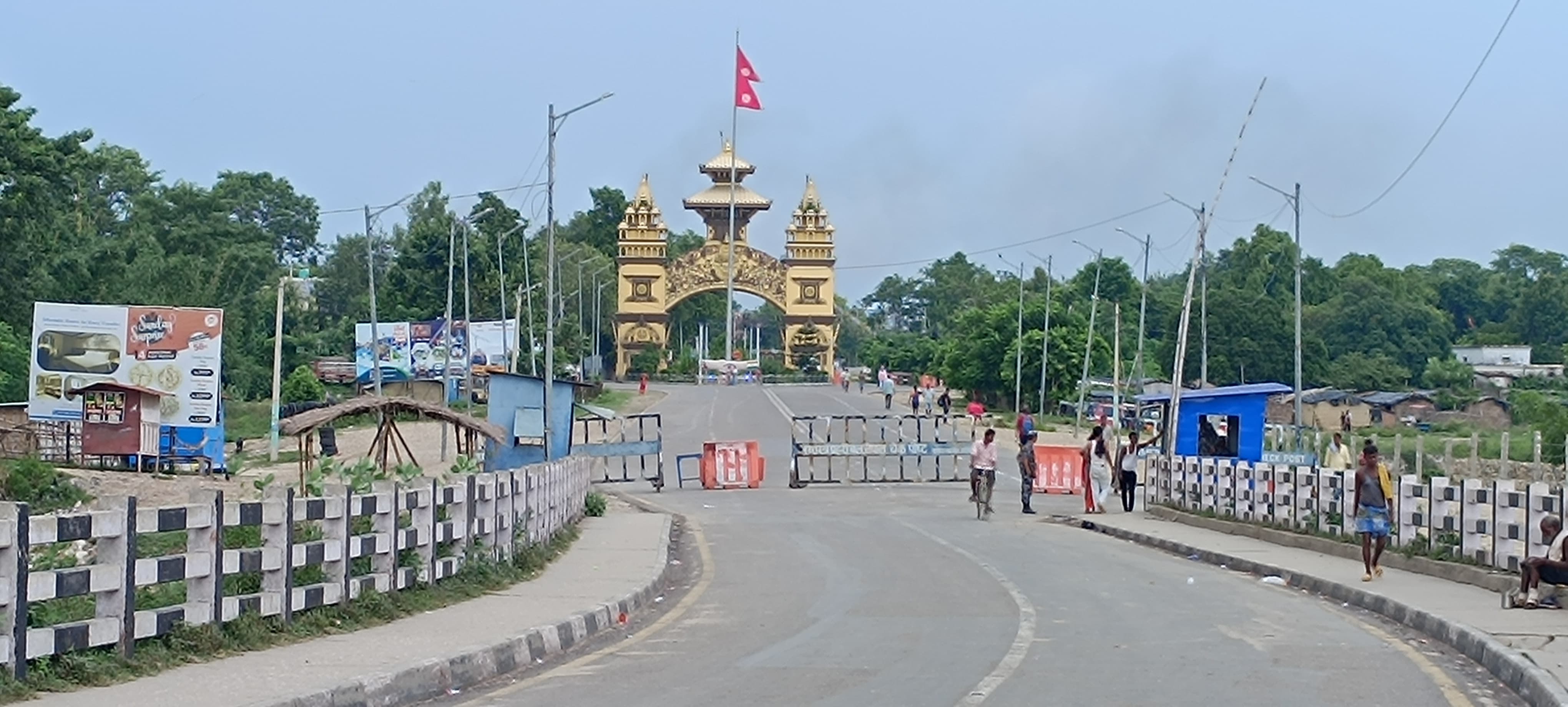 कर्फ्यू के बाद बार्डर पर पसरा सन्नाटा