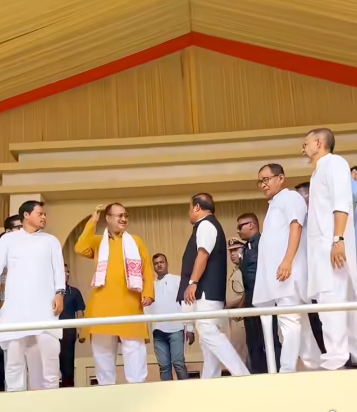 CM Dr Himanta Biswa Sarma inspecting PM program venue in Mangaldoi. CM Dr Himanta Biswa Sarma inspecting PM program venue in Mangaldoi.