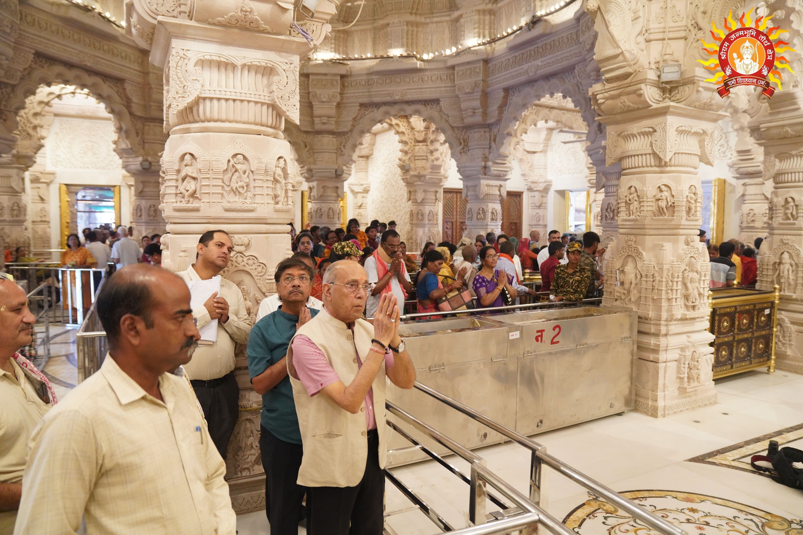 निर्माण समिति चेयरमैन नृपेन्द्र मिश्र ने राम मंदिर के निर्माण कार्यों का किया निरीक्षण निर्माण समिति चेयरमैन नृपेन्द्र मिश्र ने राम मंदिर के निर्माण कार्यों का किया निरीक्षण