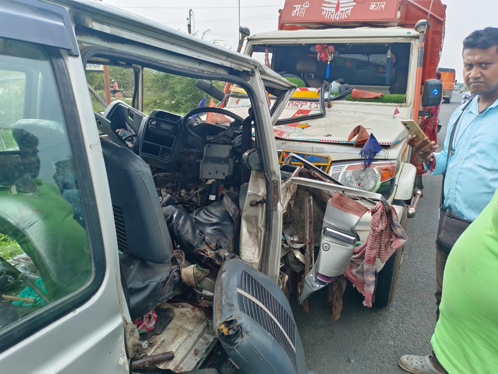 चंडीतल्ला में सड़क दुर्घटना