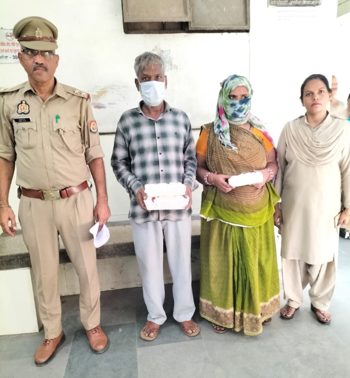आरोपी पुलिस गिरफ्त में