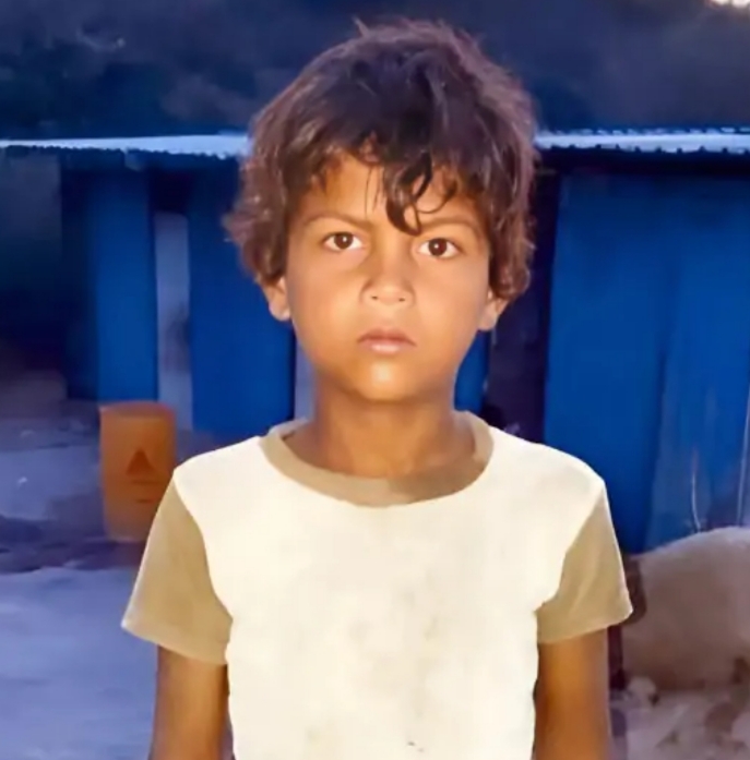 मृतक बच्चे की फ़ोटो।