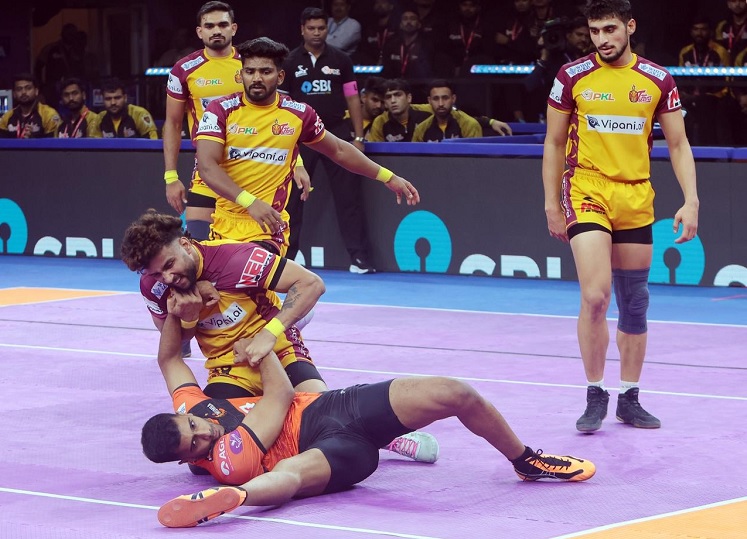 पीकेएल-12 : तेलुगू टाइटंस ने यू मुंबा को 45-37 से हराया
