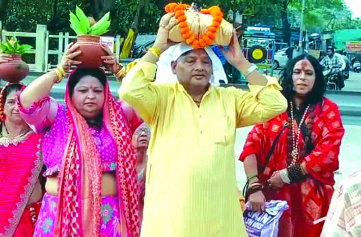 पोथी यात्रा के दौरान
