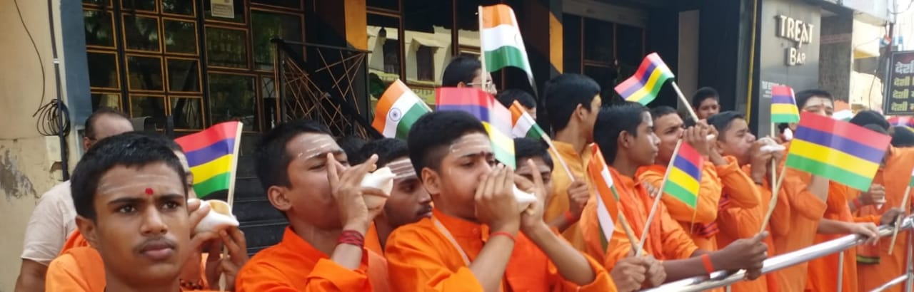 प्रधानमंत्री मोदी का स्वागत