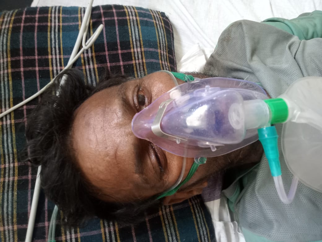 के दौरान अज्ञात व्यक्ति की मौत, शिनाख्त जारी
