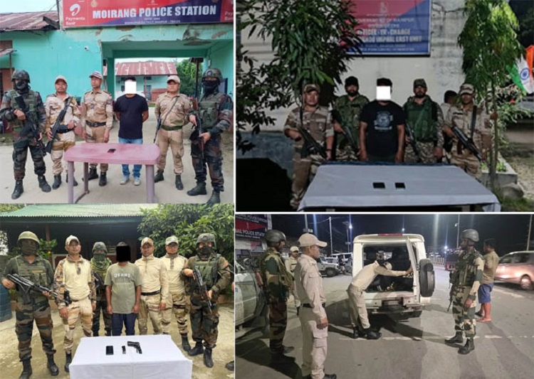 मणिपुर में गिरफ्तार विभिन्न उग्रवादी संगठनों के तीन कैडर मणिपुर में गिरफ्तार विभिन्न उग्रवादी संगठनों के तीन कैडर