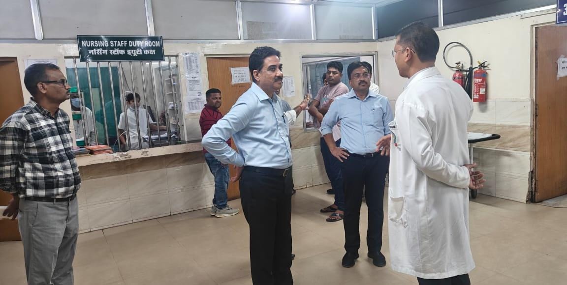 कोरबा : संभागायुक्त ने निर्माणाधीन मेडिकल कॉलेज, जिला अस्पताल एवं आईटी कोरबा में संचालित मेडिकल कॉलेज का किया निरीक्षण